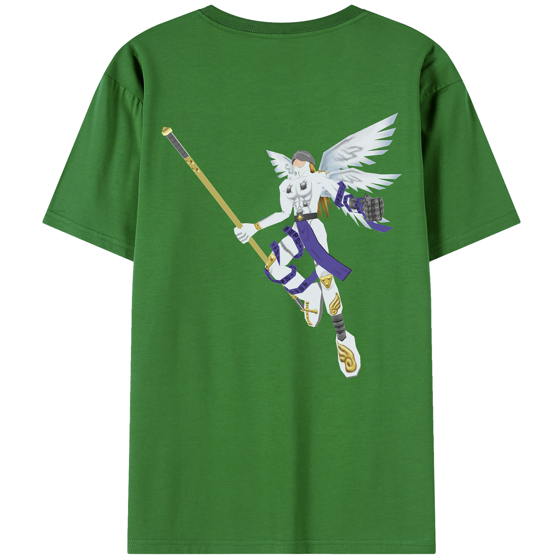 （画像用） Digimon デジタルモンスター/デジモン レディース半袖Tシャツ(バックプリント)